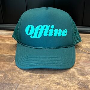 Green 'Offline' Trucker Hat by Aerie